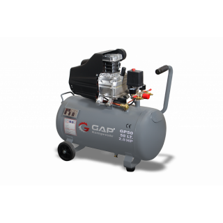 GAP 50 LİTRE 8 BAR 2 HP PİSTONLU HAVA KOMPRESÖRÜ 22OV (GP 50)