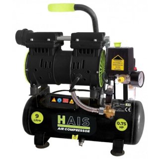 HAIS HAVA KOMPRESÖRÜ SESSİZ ZBS-09 9 LİTRE 0,75 HP 220V