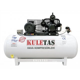 HAVA KOMPRESÖRÜ KULETAŞ 500 LİTRE 10 HP 12 BAR