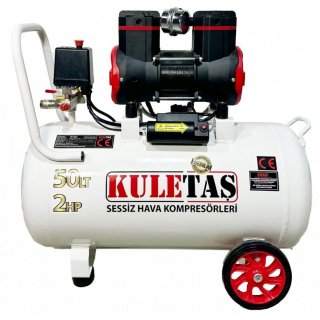 HAVA KOMPRESÖRÜ SESSİZ YAĞSIZ 50 LİTRE 2 HP PREMİUM KULETAŞ
