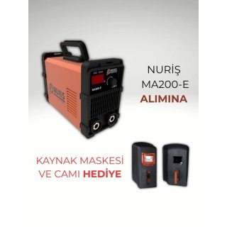 NURİŞ MA200E 200 A İNVERTER KAYNAK MAKİNESİ