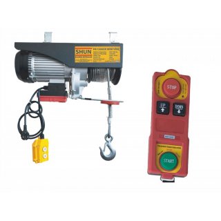 VİNÇ ELEKTRİKLİ UZAKTAN KUMANDALI SHUN 600/1200KG
